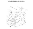 Whirlpool WML75011HN1 interior and ventilation parts diagram