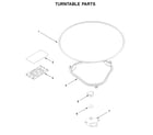 Whirlpool WML75011HV1 turntable parts diagram