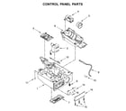 KitchenAid KUIX335HWH00 control panel parts diagram