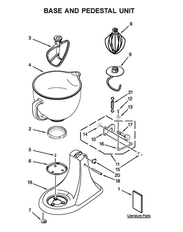 Base and pedestal unit