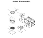 KitchenAid KOCE500EWH08 internal microwave parts diagram
