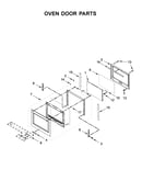 Oven door parts