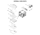 KitchenAid KOCE500ESS08 internal oven parts diagram