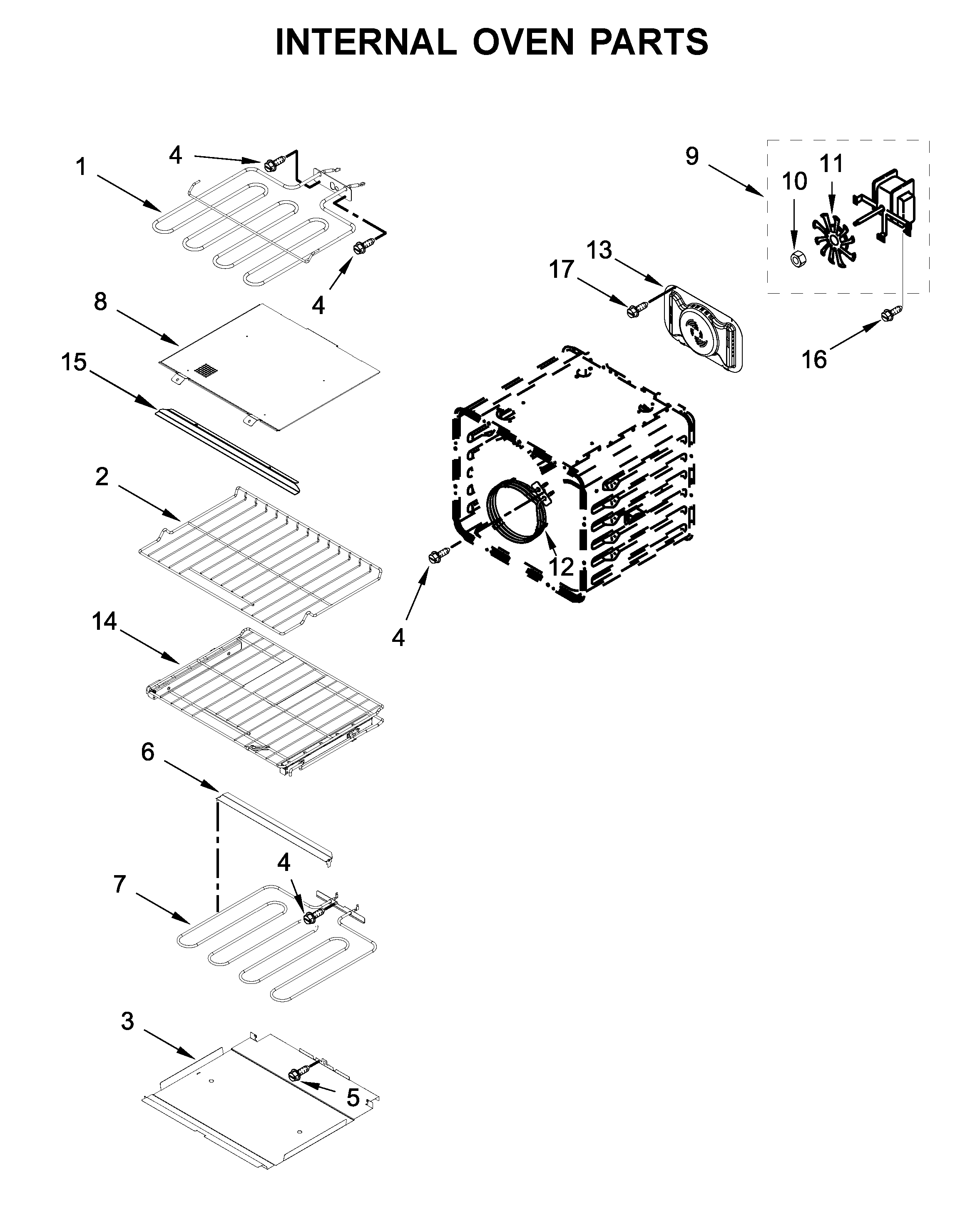 INTERNAL OVEN PARTS