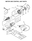 Motor and control unit parts