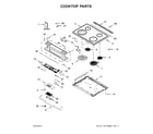 Ikea YIEL730CS2 cooktop parts diagram