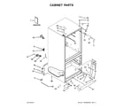 Maytag MFW2055YEW01 cabinet parts diagram