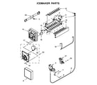 Maytag MFW2055YEW01 icemaker parts diagram