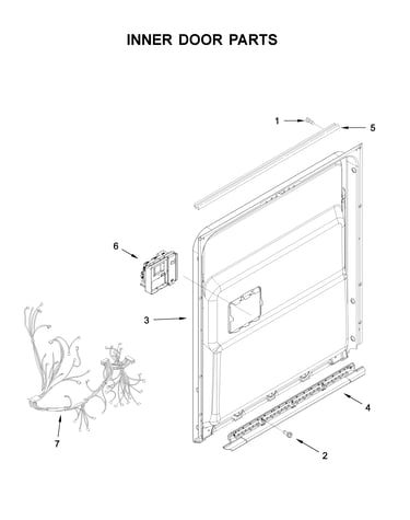 Inner door parts