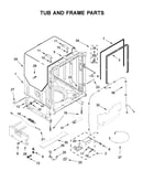 Tub and frame parts
