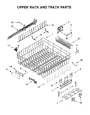 Upper rack and track parts