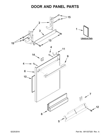 Door and panel parts