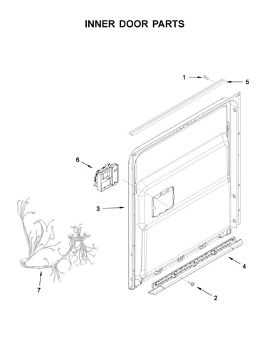 Inner door parts