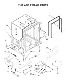 Tub and frame parts