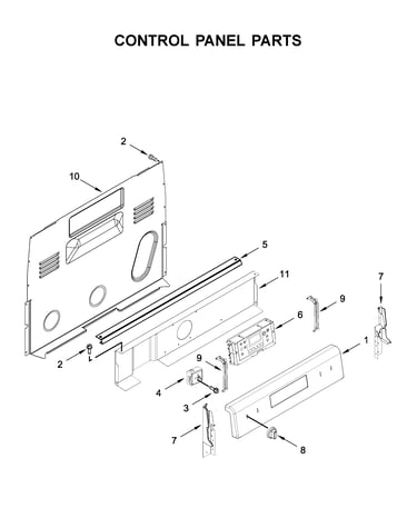 Control panel parts
