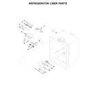 Maytag MFF2558FEW01 refrigerator liner parts diagram