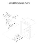 Refrigerator liner parts
