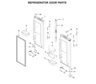 Maytag MFF2558FEW01 refrigerator door parts diagram