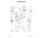 KitchenAid 5KHBC416BOB0 blender parts diagram
