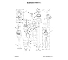 KitchenAid 5KHBC418AOB0 blender parts diagram