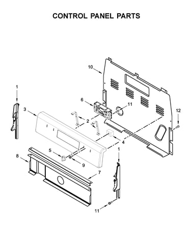 Control panel parts