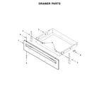 Whirlpool YWFE510S0HB1 drawer parts diagram