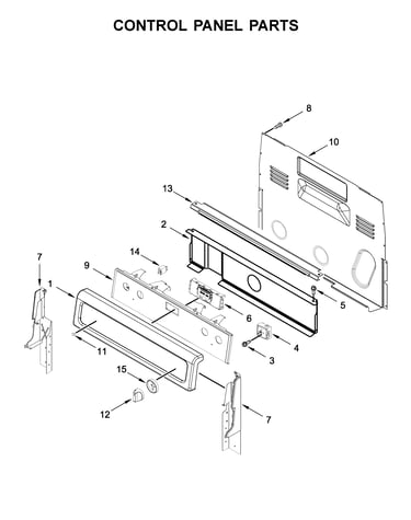 Control panel parts