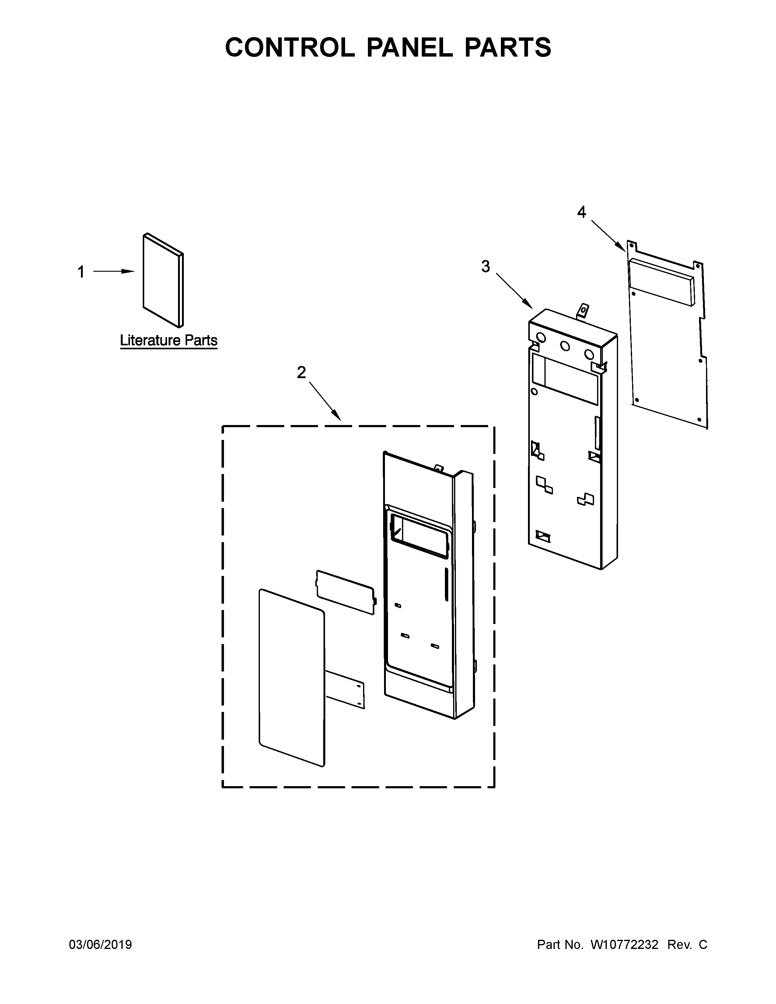 Control panel parts