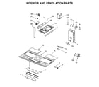 Maytag YMMV1174DS0 interior and ventilation parts diagram