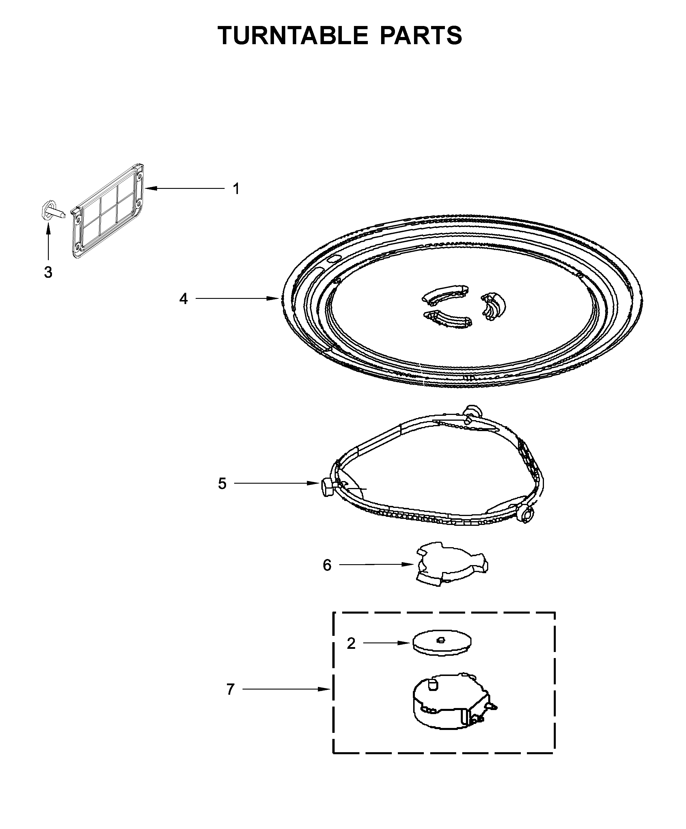 Turntable parts