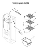 Freezer liner parts