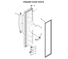 Amana ASI2575GRS01 freezer door parts diagram