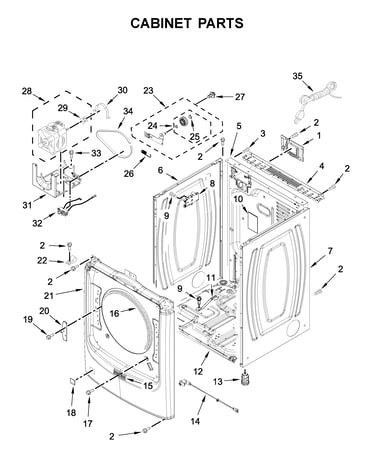 Cabinet parts