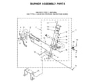 Maytag 7MMGD6630HC0 burner assembly parts diagram