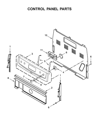 Control panel parts