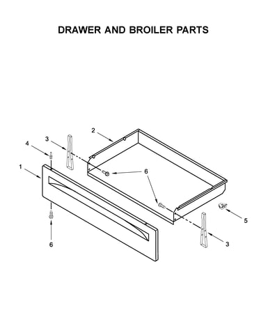 Drawer and broiler parts