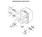 Maytag MFC2062FEZ03 refrigerator liner parts diagram