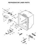 Refrigerator liner parts
