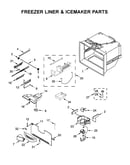Freezer liner & icemaker parts