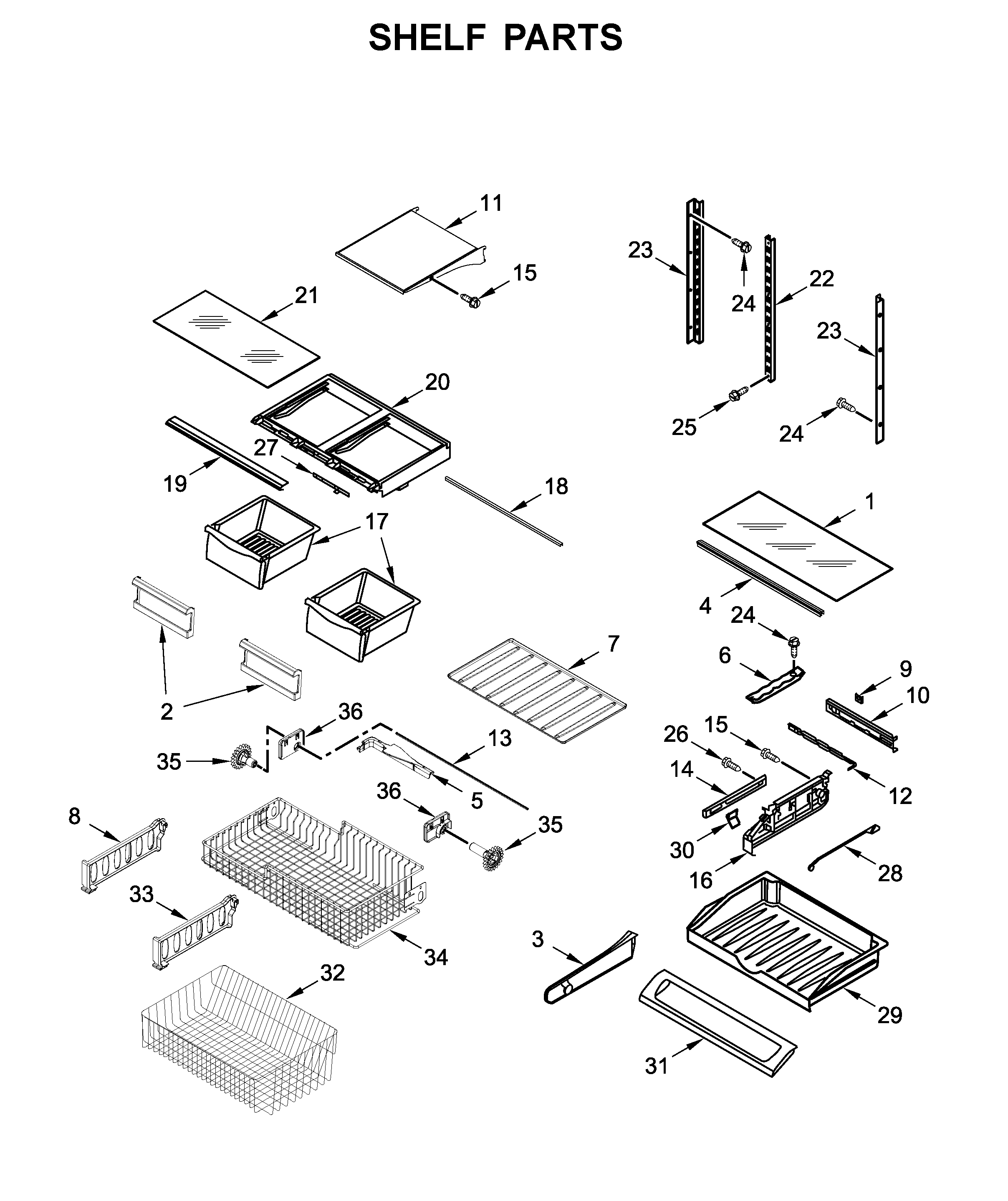 SHELF PARTS