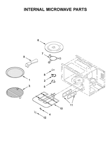 Internal microwave parts