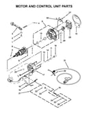 Motor and control unit parts