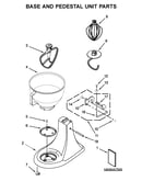 Base and pedestal unit parts