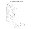 Ikea IRS335SDHM00 refrigerator liner parts diagram