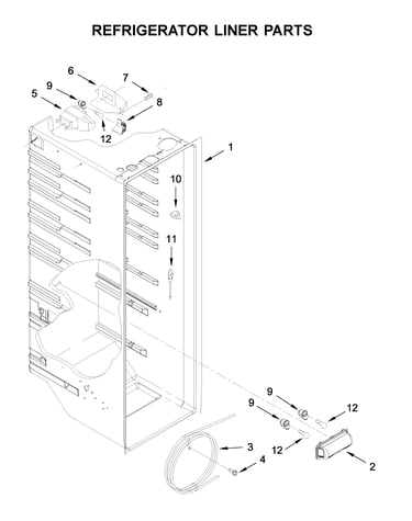 Refrigerator liner parts
