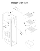 Freezer liner parts