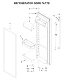 Refrigerator door parts