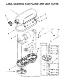 Case, gearing and planetary unit parts