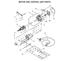 KitchenAid 5KSM180RCRMB0 motor and control unit parts diagram