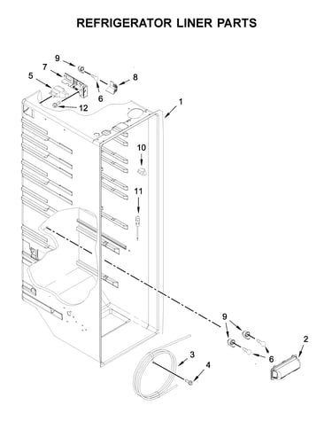 Refrigerator liner parts